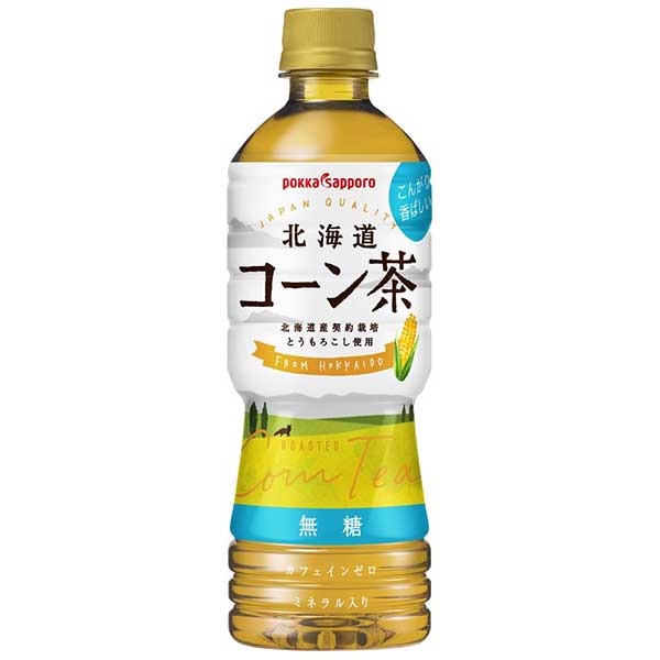 ポッカサッポロ 北海道コーン茶 [ペット] 525ml x 24本[ケース販売] 送料無料(沖縄対象外) [ポッカサッポロ 日本 飲料 お茶 JB69] ギフ..