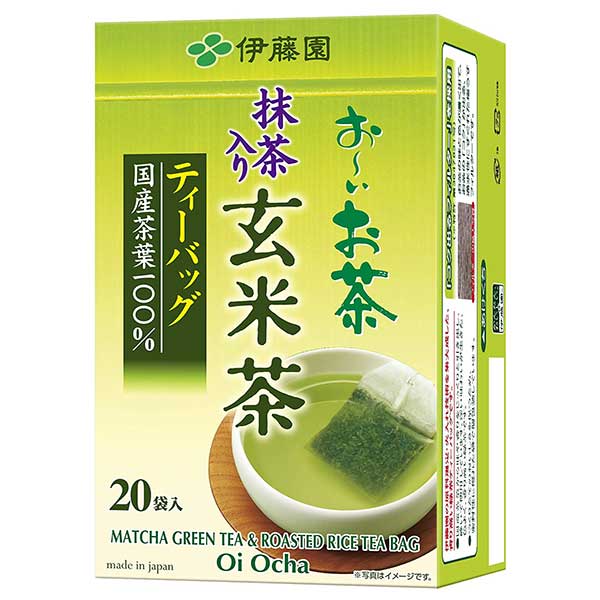 伊藤園 お～いお茶 玄米茶ティーバッグ (2g × 20袋) × 20パック[ケース販売][伊藤園 日本 飲料 日本茶 18490] ギフト プレゼント 敬老の日 お歳暮 御歳暮