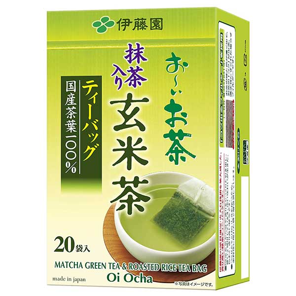 伊藤園 お〜いお茶 玄米茶ティーバッグ (2g×20袋) x 20パック[ケース販売][伊藤園 日本 飲料 日本茶 18490] ギフト プレゼント 敬老の日