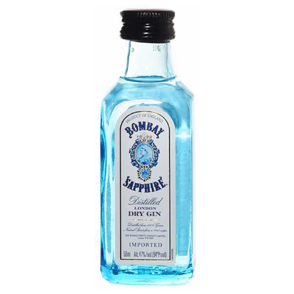 【ポイント3倍 7/15まで】ボンベイ サファイア 47度 50ml x 12本[バカルディ イギリス ジン TP19] ギフト プレゼント 酒 サケ 敬老の日のサムネイル