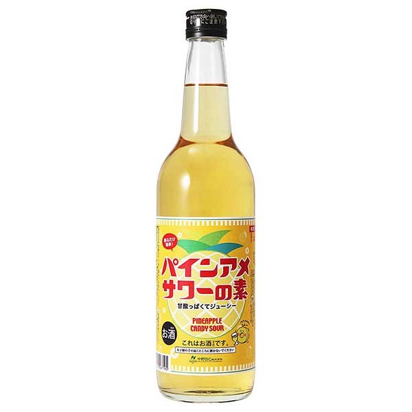 中野BC パインアメサワーの素 25度 600ml[中野BC 日本 和歌山 スピリッツ] ギフト プレゼント 酒 サケ 敬老の日