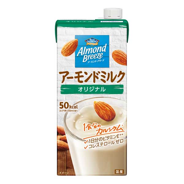 ポッカサッポロ アーモンド ブリーズ オリジナル [紙パック] 1L 1000ml x 6本[ケース販売] 送料無料(沖縄対象外) [4ケースまで同梱可能][ポッカサッポロ 飲料 日本 JP01] ギフト プレゼント 敬老の日