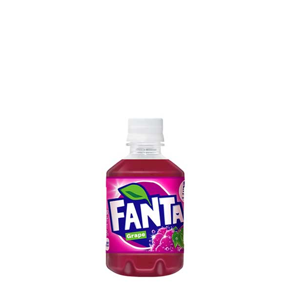 ファンタ グレープ [PET] 280ml x 24本[ケース販売] 送料無料【代引き不可・クール便不可・同梱不可・メーカー直送】[コカ・コーラ コ..