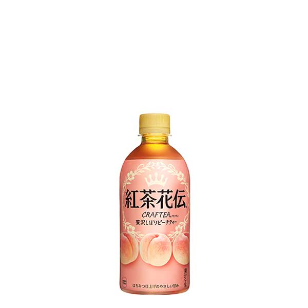 紅茶花伝 クラフティー 贅沢しぼりピーチティー [PET] 440ml x 24本[ケース販売] 送料無料【代引き不可 クール便不可 同梱不可 メーカー直送】[コカ コーラ コカ コーラ 日本 飲料 紅茶 51707] ギフト プレゼント 敬老の日