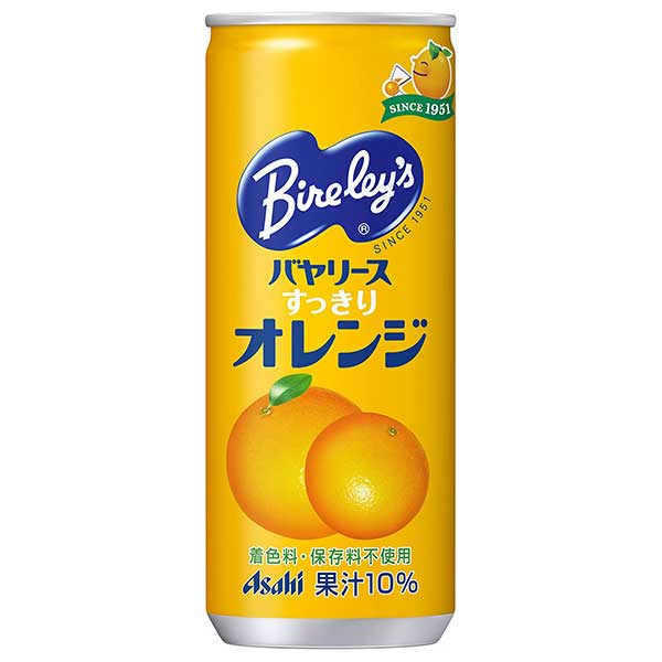 アサヒ バヤリース すっきりオレンジ [缶] 245g x 30本[ケース販売] [アサヒ飲料 日本 飲料 果実飲料 2B0C1] ギフト プレゼント 敬老の日 お歳暮 御歳暮