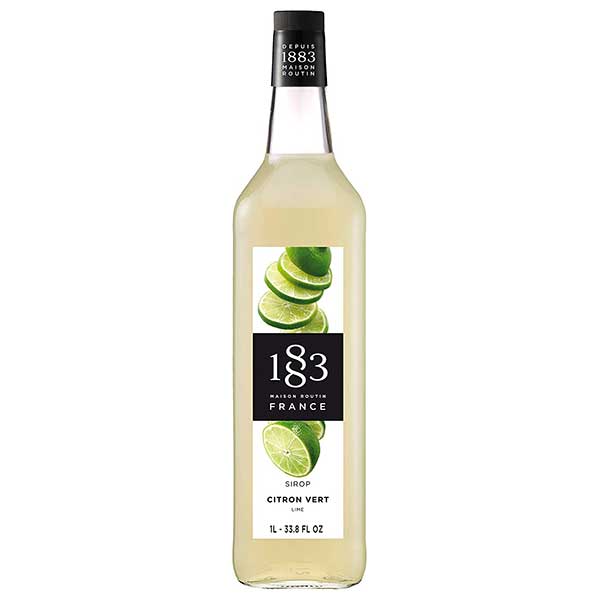 1883(メゾン ルータン) ライム シロップ 1L 1000ml 送料無料(沖縄対象外) [デニオ総合研究所 フランス シロップ 割り材]