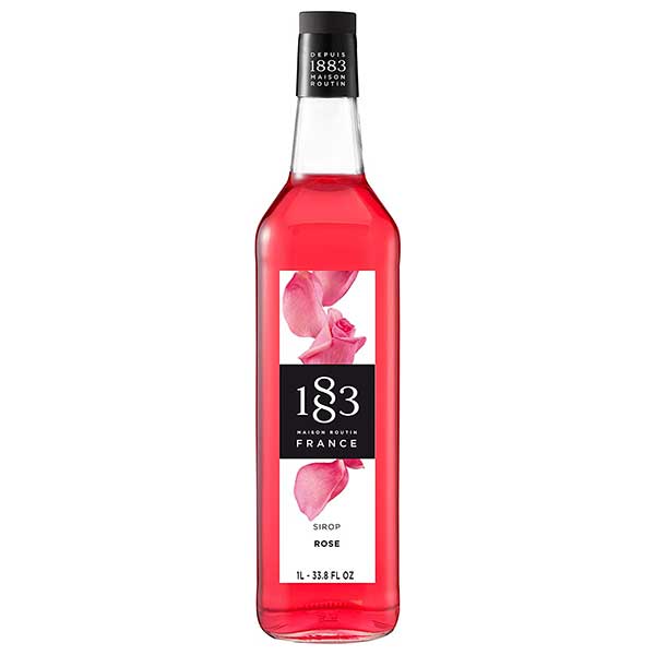 1883(メゾン ルータン) ローズ シロップ 1L 1000ml 送料無料(沖縄対象外) [デニオ総合研究所 フランス シロップ 割り材]