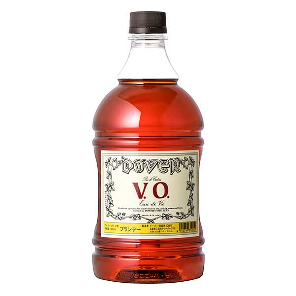 ドーバー ブランデー V.O. 37度 1.8L 1800ml 送料無料(沖縄対象外)[ドーバー 日本 ブランデー デザート作り 料理作り お菓子作り]