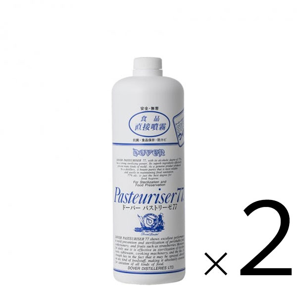 ドーバー パストリーゼ77 詰替 1000ml x 2本 送料無料(沖縄対象外) アルコール消毒液 防菌 消臭 ウィルス 掃除 除菌 抗菌 pasteuriser77 