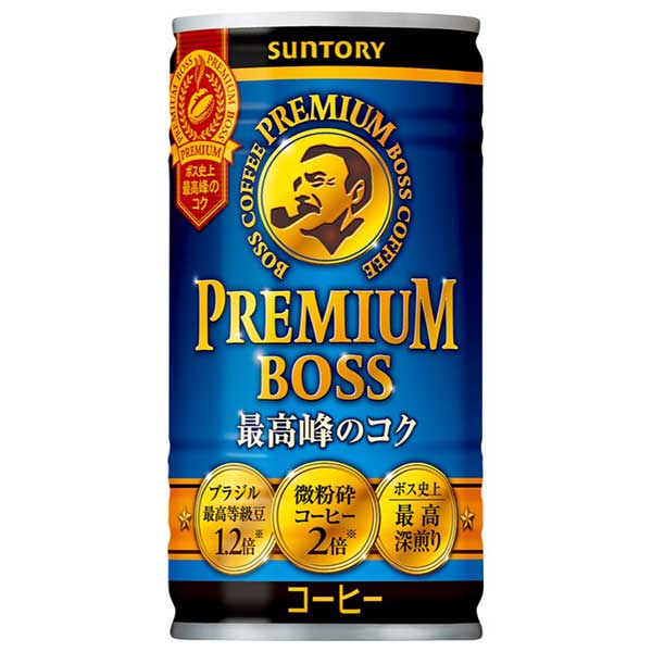 サントリー プレミアムボス [缶] 185ml × 30本[ケース販売]送料無料(沖縄対象外)[サントリー SUNTORY 飲料 日本 コーヒー FBPRL]