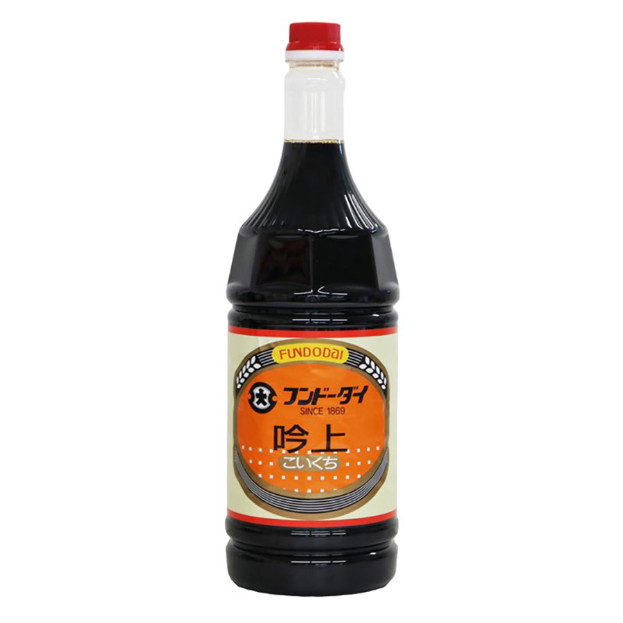 【ポイント2倍 期間限定】フンドーダイ 業務用 吟上こいくち [PET] 1.8L 1800ml x 6本[ケース販売] 送料無料(沖縄対象外) [フンドーダイ 醤油 日本 100624]