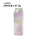 三田飲料 バナナエード 1L 1000ml