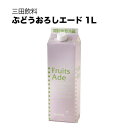 三田飲料 ぶどうおろし 紙パック 1L 1000ml