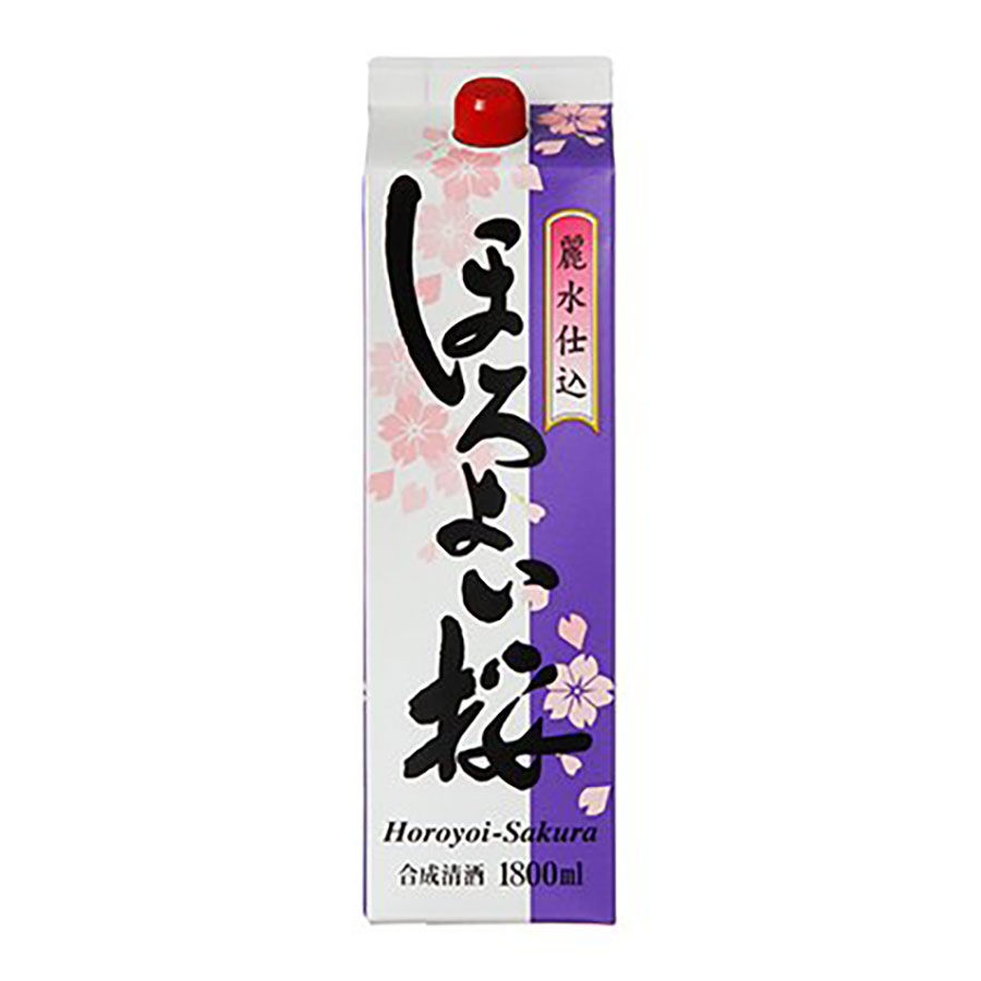 ほろよい桜 [パック] 1.8L 1800ml x 12本[2ケース販売][美峰酒類 合成清酒 日本酒 日本]あす楽対応 当日発送 最強配送 ギフト プレゼント 敬老の日 お歳暮 御歳暮