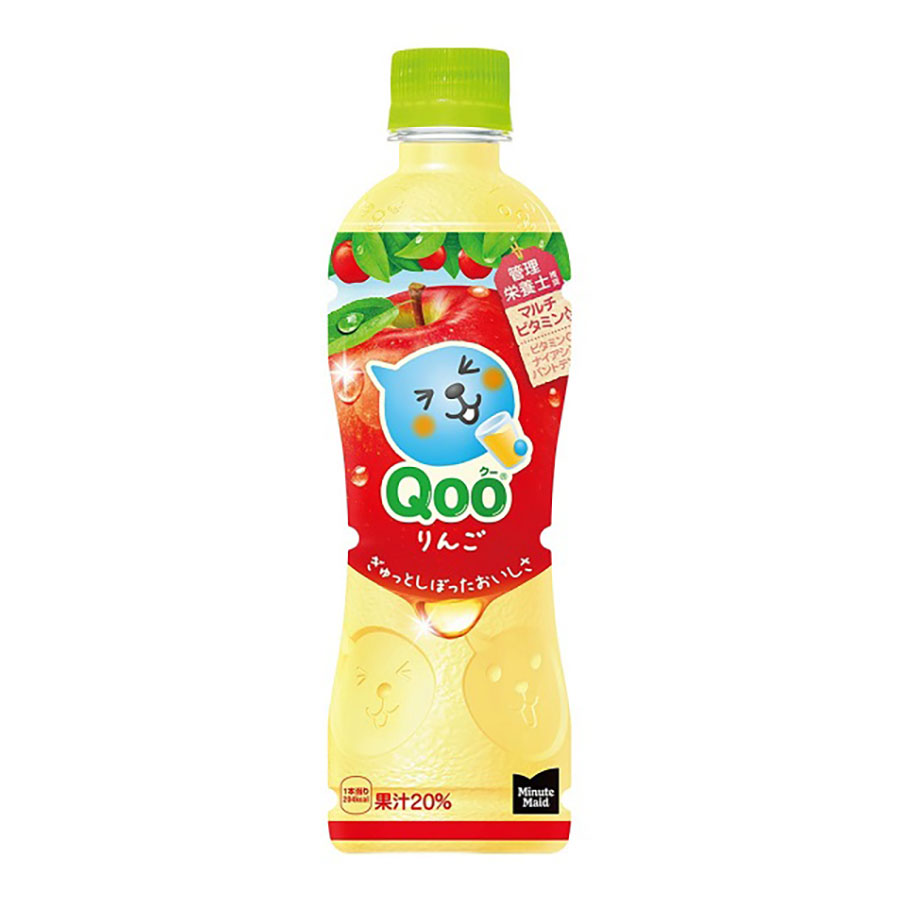 ※ヴィンテージやラベルのデザインが商品画像と異なる場合がございます。当店では、現行ヴィンテージの販売となります。ご指定のヴィンテージがある際は事前にご連絡ください。不良品以外でのご返品はお承りできません。ご了承ください。ミニッツメイド クー リンゴ [PET] 425ml x 48本[2ケース販売] 送料無料(本州のみ) [コカコーラ 飲料 果汁 日本 53389]母の日 父の日 敬老の日 誕生日 記念日 冠婚葬祭 御年賀 御中元 御歳暮 内祝い お祝 プレゼント ギフト ホワイトデー バレンタイン クリスマスすっきりおいしく、果汁感がしっかり感じられる新処方で、マルチビタミン入り。 親子で遊べる、お楽しみデザインで、ラベルをはがすのも楽しく、にぎりやすい、Qooの顔エンボス入りボトルです。