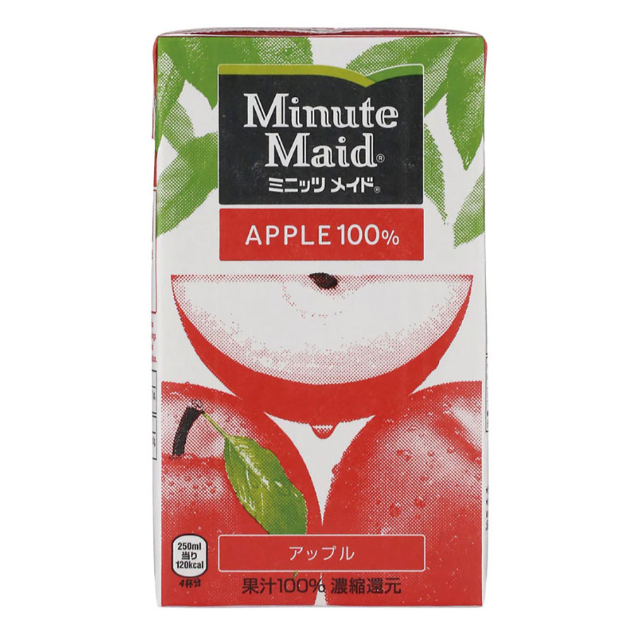 ミニッツメイド アップル [紙パック] 1L 1000ml x 6本[ケース販売] 送料無料(本州のみ) [コカコーラ 飲料 果汁 日本 48443]