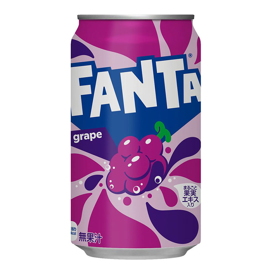 ファンタ グレープ [缶] 350ml x 24本[ケース販売][コカコーラ 飲料 炭酸飲料 日本 53855]