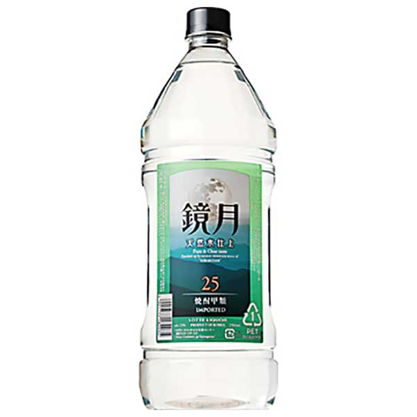 サントリーが取り扱う韓国産甲類焼酎「鏡月 25度」大容量タイプです。複数回の蒸留で造られる甲類焼酎で、クリアで雑味の少ないすっきりとした飲み口が特徴です。水割りやお湯割り、サワーのベースとして幅広く活用でき、料理の邪魔をしない穏やかな風味が食中酒としても重宝します。大容量タイプでコストパフォーマンスよく楽しめます。韓国焼酎を試してみたい方、コストパフォーマンスの高い甲類焼酎をお探しの方におすすめです。