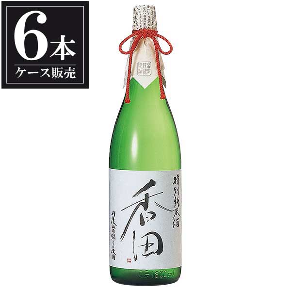 【ポイント2倍 マラソン期間限定】白嶺 香田 特別純米酒 1.8L 1800ml × 6本 [ケース販売] [ハクレイ酒造 京都府 ] ギフト プレゼント 母の日 父の日 お中元