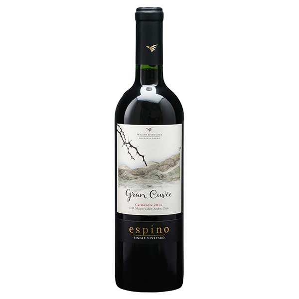 Rakuten - ビーニャ ウィリアム フェーヴル チリ エスピノ グラン キュヴェ カルムネール 750ml 送料無料(本州のみ) [稲葉 チリ 赤ワイン マイポ ヴァレー フルボディ W077]ギフト プレゼント 贈り物 お祝い 内祝い お返し 誕生日プレゼント 父の日 敬老の日