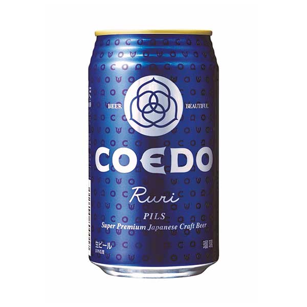 COEDO(コエド)ビール 瑠璃 -Ruri- ルリ [缶] 350ml x 72本[3ケース販売] 送料無料(沖縄対象外) [同梱不可][COEDOビール 日本 クラフトビール Pils ALC5%]