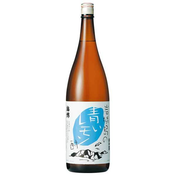 梅錦 岩城島の青いレモン酎 1800ml x 6本[ケース販売][OKN 梅錦山川 愛媛県 リキュール]【ギフト不可】..
