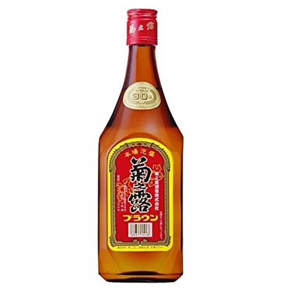 楽天リカータイム2号店　楽天市場店菊之露 ブラウン 30度 720ml [菊之露酒造 泡盛] 送料無料（沖縄対象外）