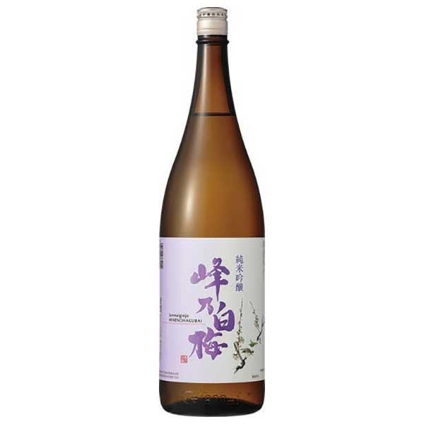 峰乃白梅 純米吟醸 1800ml × 6本[ケース販売][OKN 峰乃白梅酒造 新潟県 日本酒 清酒]ギフト プレゼント 敬老の日 クリスマス お歳暮