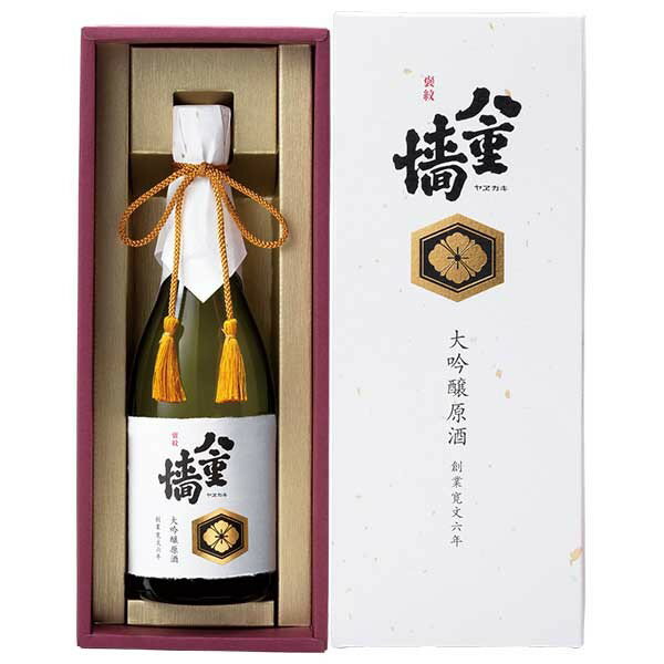 八重垣 大吟醸原酒 褒紋 720ml × 6本[ケース販売][OKN ヤヱガキ酒造 兵庫県 日本酒 清酒]ギフト プレゼント 敬老の日 クリスマス お歳暮