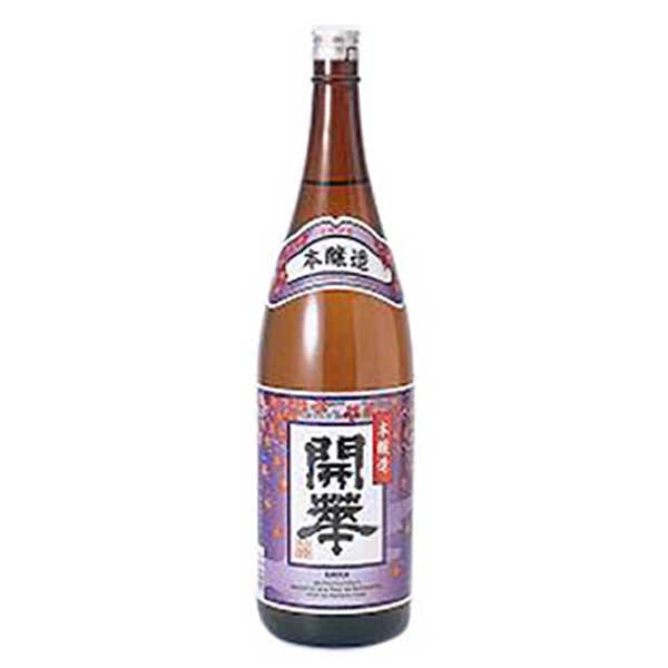 開華 本醸造 1.8L 1800ml x 6本 [ケース販売] 送料無料(沖縄対象外) [第一酒造 栃木県 ]