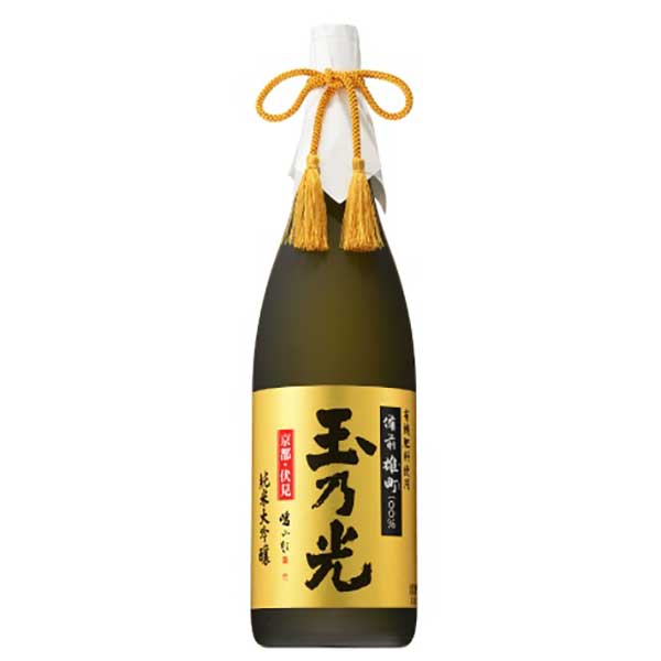 玉乃光 備前雄町 有機肥料使用雄町100％ 1.8L 1800ml x 4本 [桐箱] [ケース販売] 送料無料(沖縄対象外) [玉乃光酒造 京都府 ]