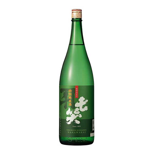 七笑 特別純米酒 1.8L 1800ml x 6本 [ケ