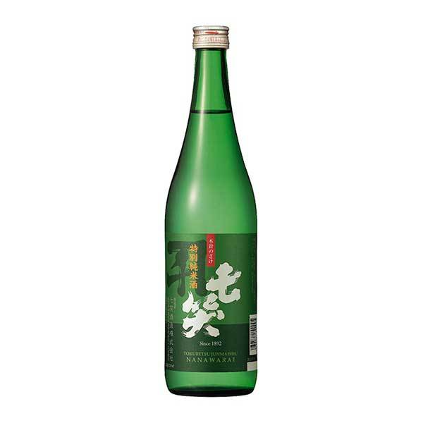 七笑 特別純米酒 720ml 送料無料(沖縄