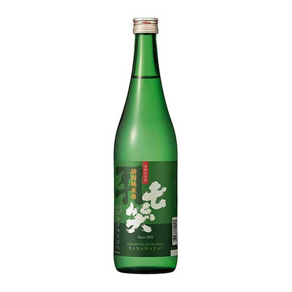 七笑 特別純米酒 720ml x 12本 [ケース