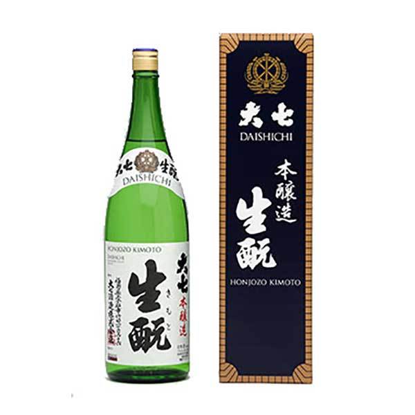 大七 生もと 本醸造 1.8L 1800ml x 6本 [ケース販売] [大七酒造 福島県 ]