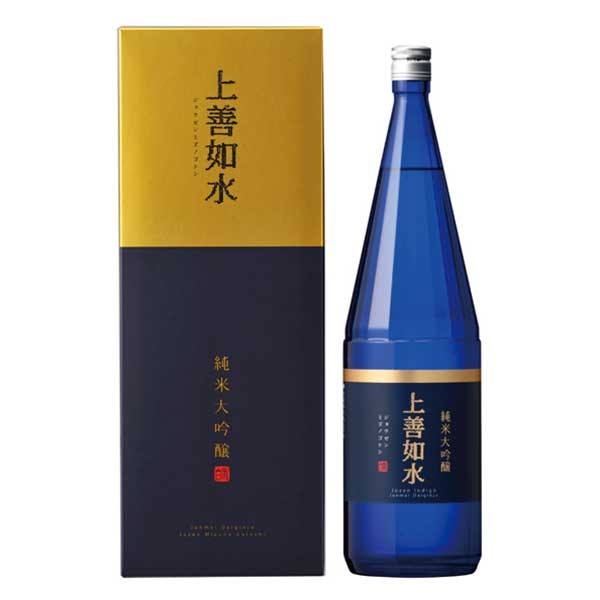 白瀧 上善如水 純米大吟醸 1.8L 1800ml x 3本 [ケース販売] 送料無料(沖縄対象外) [白瀧酒造 新潟県 ]