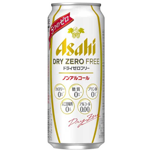 アサヒ ドライゼロフリー [缶] 500ml × 24本[ケース販売] 送料無料(沖縄対象外) [アサヒビール 日本 飲料 47286]