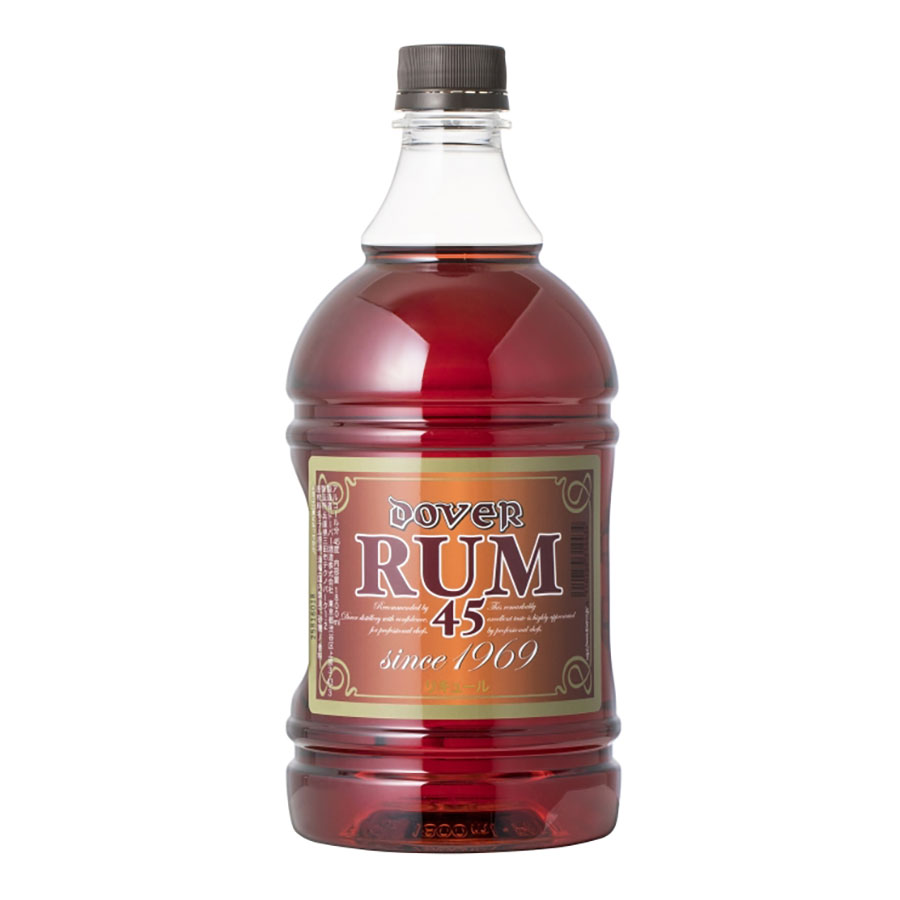 ドーバー ラム 45度 1.8L 1800ml x 2本 送料無料(本州のみ) [ドーバー 日本 リキュール ラム スイーツ デザート作り 料理作り お菓子作り...
