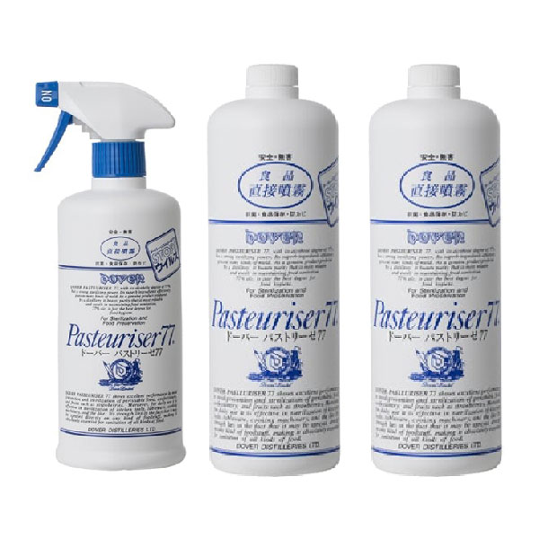 パストリーゼ77 ヘッド付 500ml + 詰替 1L 1000ml × 2本[セット販売] 送料無 ...