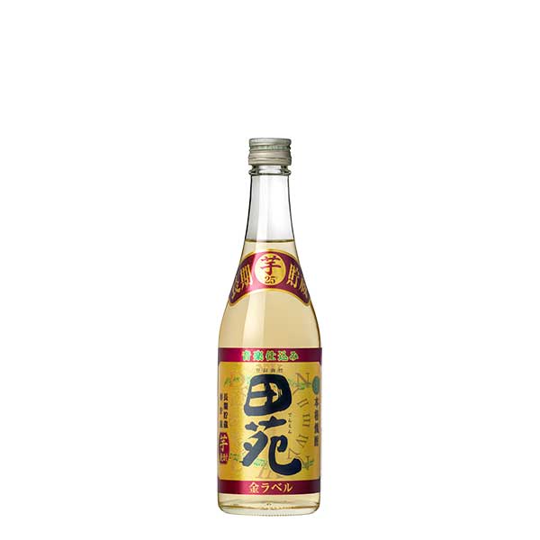 田苑 金ラベル 芋 25度 500ml × 12本[ケース販売] 送料無料(本州のみ) [田苑酒造 芋焼酎 いも焼酎 乙類 日本 宮崎県] ギフト プレゼント 敬老の日 お歳暮 御歳暮