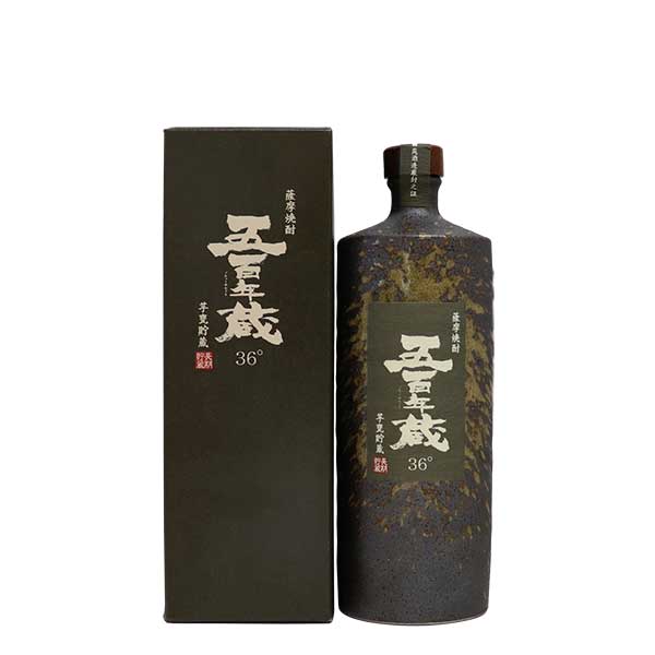 田苑 五百年蔵(陶器) 芋 36度 720ml x 6本[ケース販売] 送料無料(沖縄対象外) [田苑酒造 芋焼酎 乙類 日本 鹿児島県]