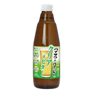 博水社 ハイサワー ハイッピー クリア＆ビター [瓶] 350ml x 12本[ケース販売] 送料無料(沖縄対象外) [博水社 飲料 割り材 日本]