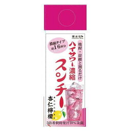 博水社 ハイサワー濃縮スンチー杏仁檸檬 [紙パック] 500ml x 12本[ケース販売] [博水社 飲料 割り材 日本]