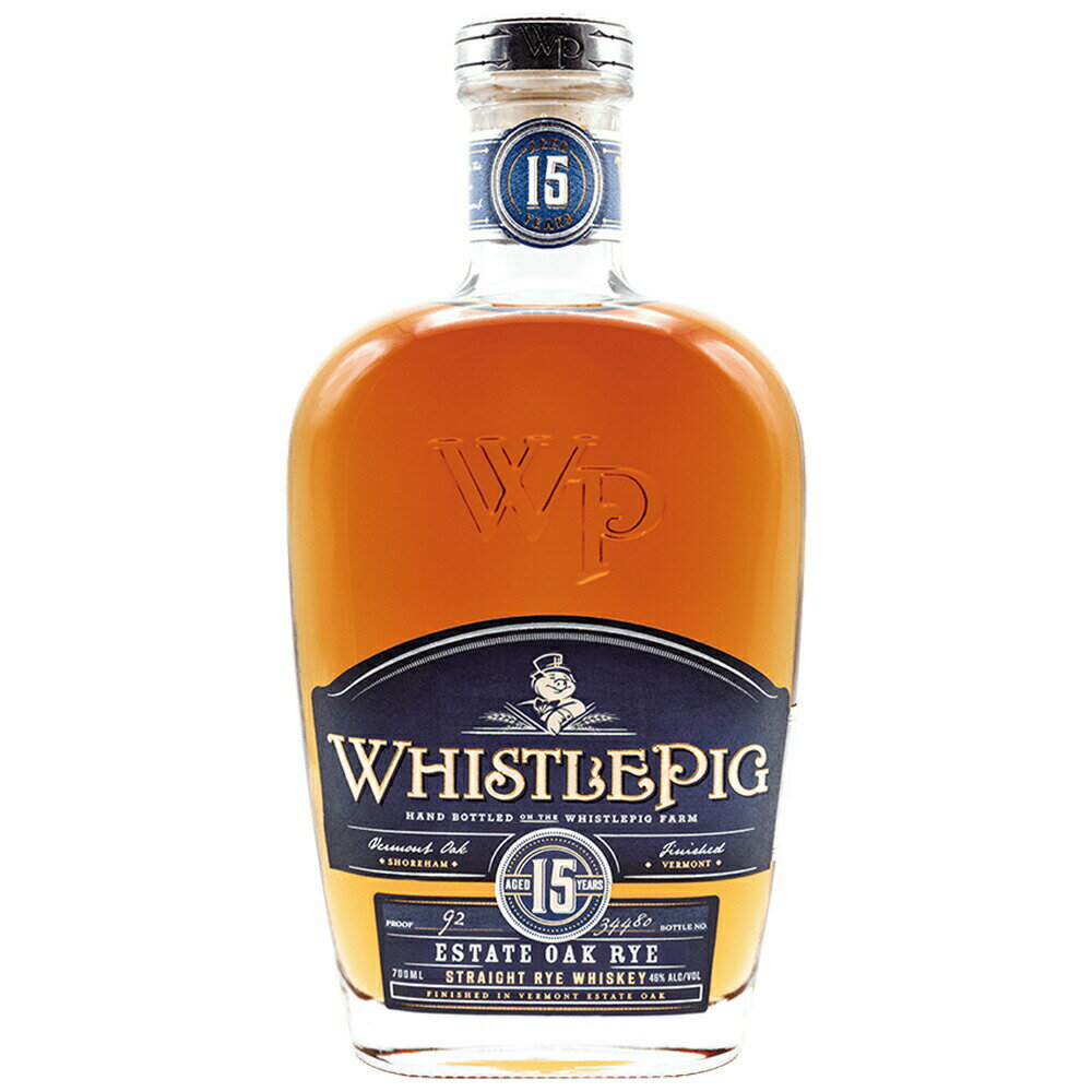 ホイッスルピッグ 15年 箱付 700ml x 2本 送料無料(本州のみ) [アメリカ ウイスキー ホイッスル ピッグ..