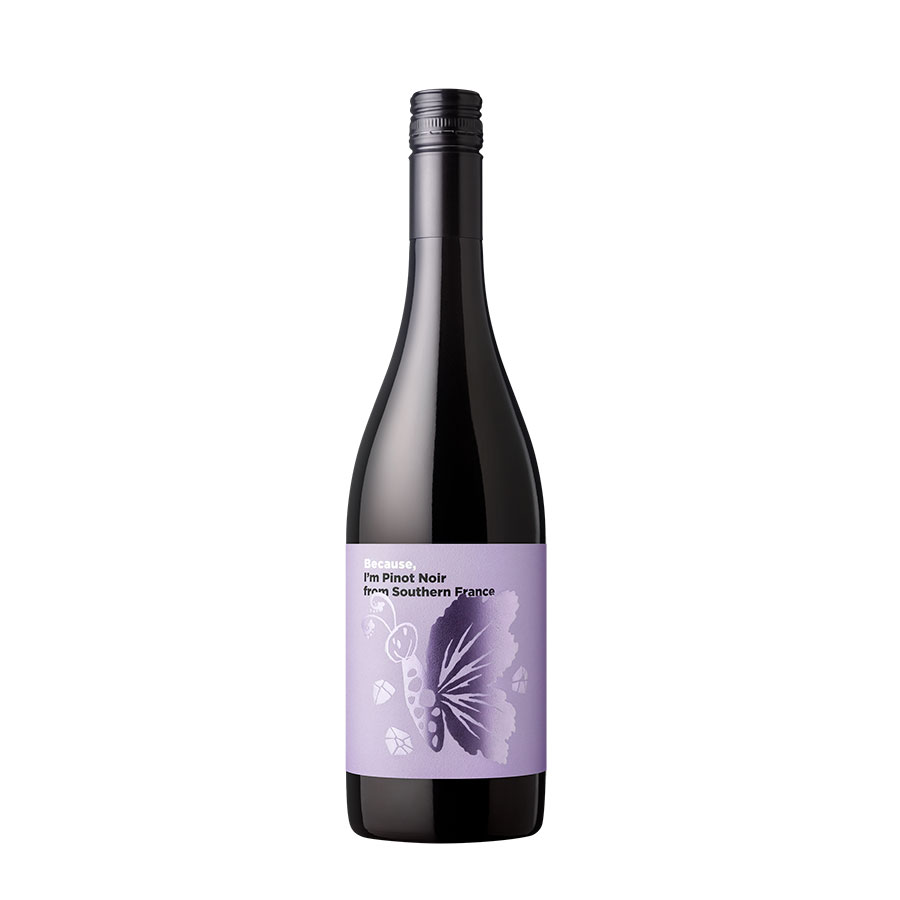 ビコーズ アイム ピノ ノワール フロム サザン フランス 750ml × 12本[ケース販売] 送料無料(本州のみ) [FD フランス 赤ワイン] ギフト プレゼント 敬老の日 お歳暮 御歳暮