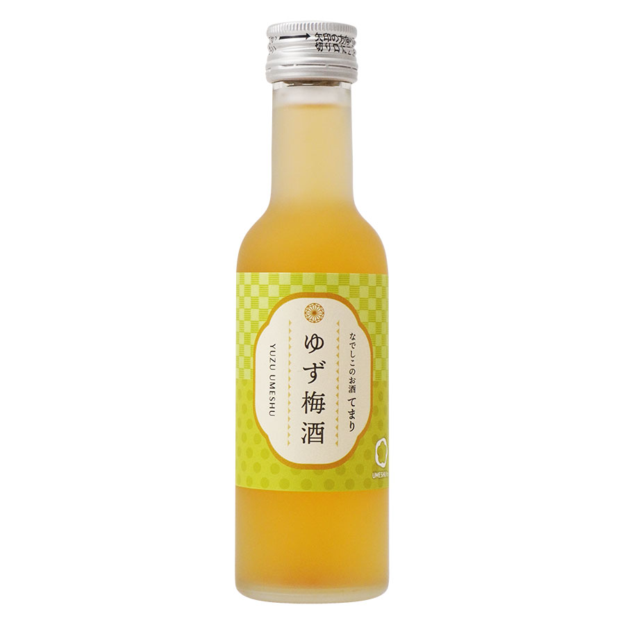 中野BC なでしこのお酒「てまり」ゆず梅酒 180ml x 2本 送料無料(本州のみ) [中野BC 梅酒 リキュール 日本 和歌山県 016606] ギフト プレゼント 敬老の日 お歳暮 御歳暮