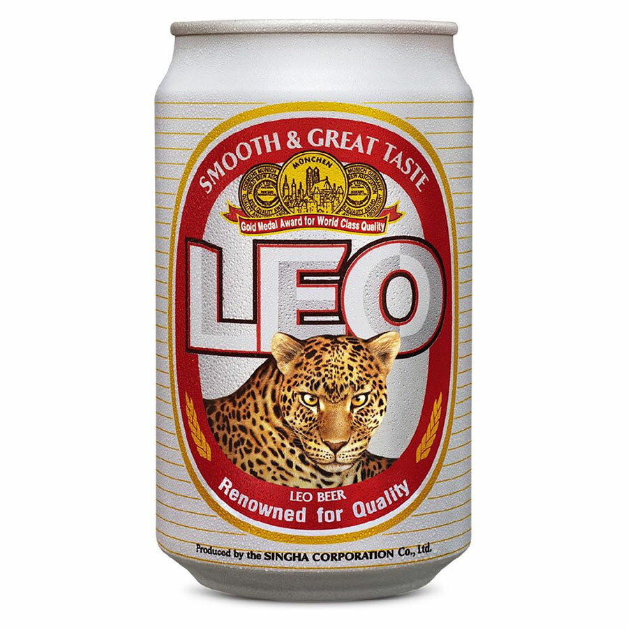 レオビール [缶] 330ml x 24本[ケース販売][IPU タイ ビール] ギフト プレゼント 敬老の日 お歳暮
