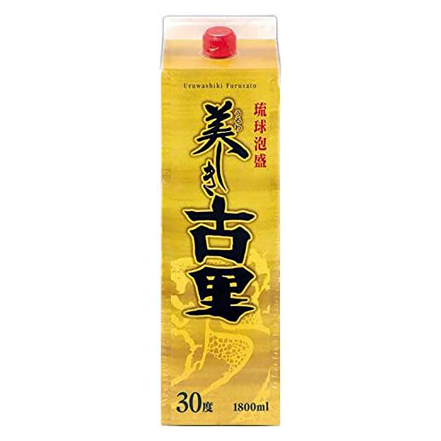 【ポイント2倍11/14〜11/16】 今帰仁 美しき古里 30度 [パック] 1.8L 1800ml x 2本 送料無料(本州のみ) [今帰仁酒造 泡盛 焼酎 日本 沖縄] ギフト プレゼント 敬老の日 お歳暮 御歳暮
