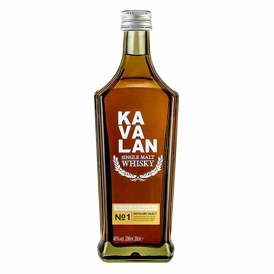 【ポイント2倍 7/15限定】カバラン ディスティラリー セレクト No. 1 40度 200ml x 12本[ケース販売] 送料無料(沖縄対象外) [NS 台湾 ウイスキー 286572]