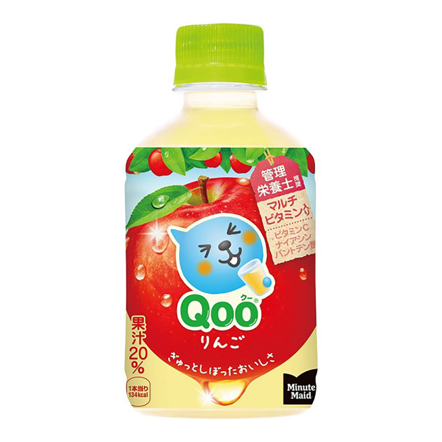 Set - ミニッツメイド クー リンゴ [PET] 280ml x 24本[ケース販売][コカコーラ 飲料 果汁 日本 53390]